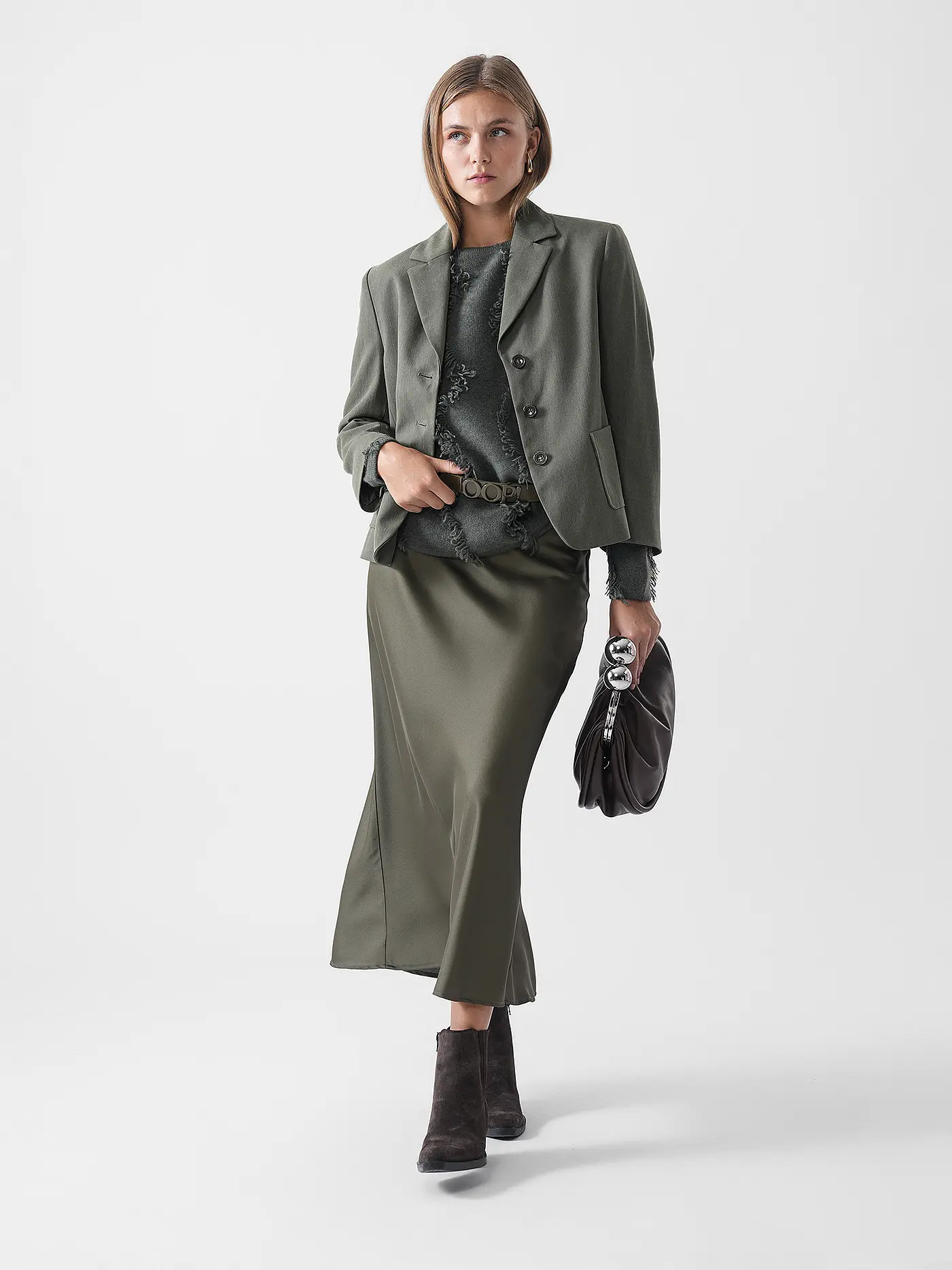 WEEKEND MAX MARA | Ledertasche - Umhängetasche MILVANEW | braun