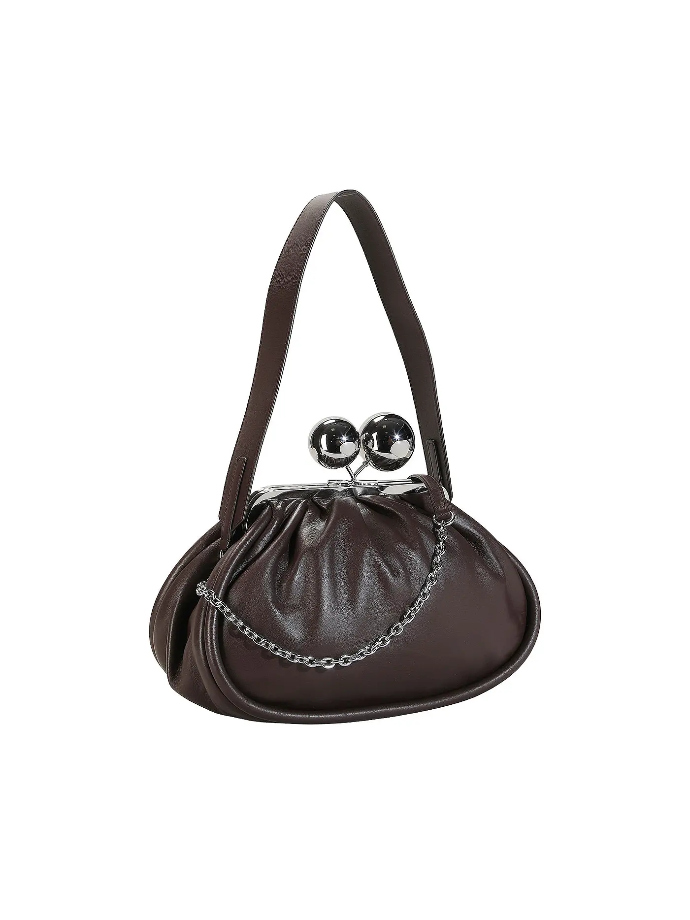 WEEKEND MAX MARA | Ledertasche - Umhängetasche MILVANEW | braun
