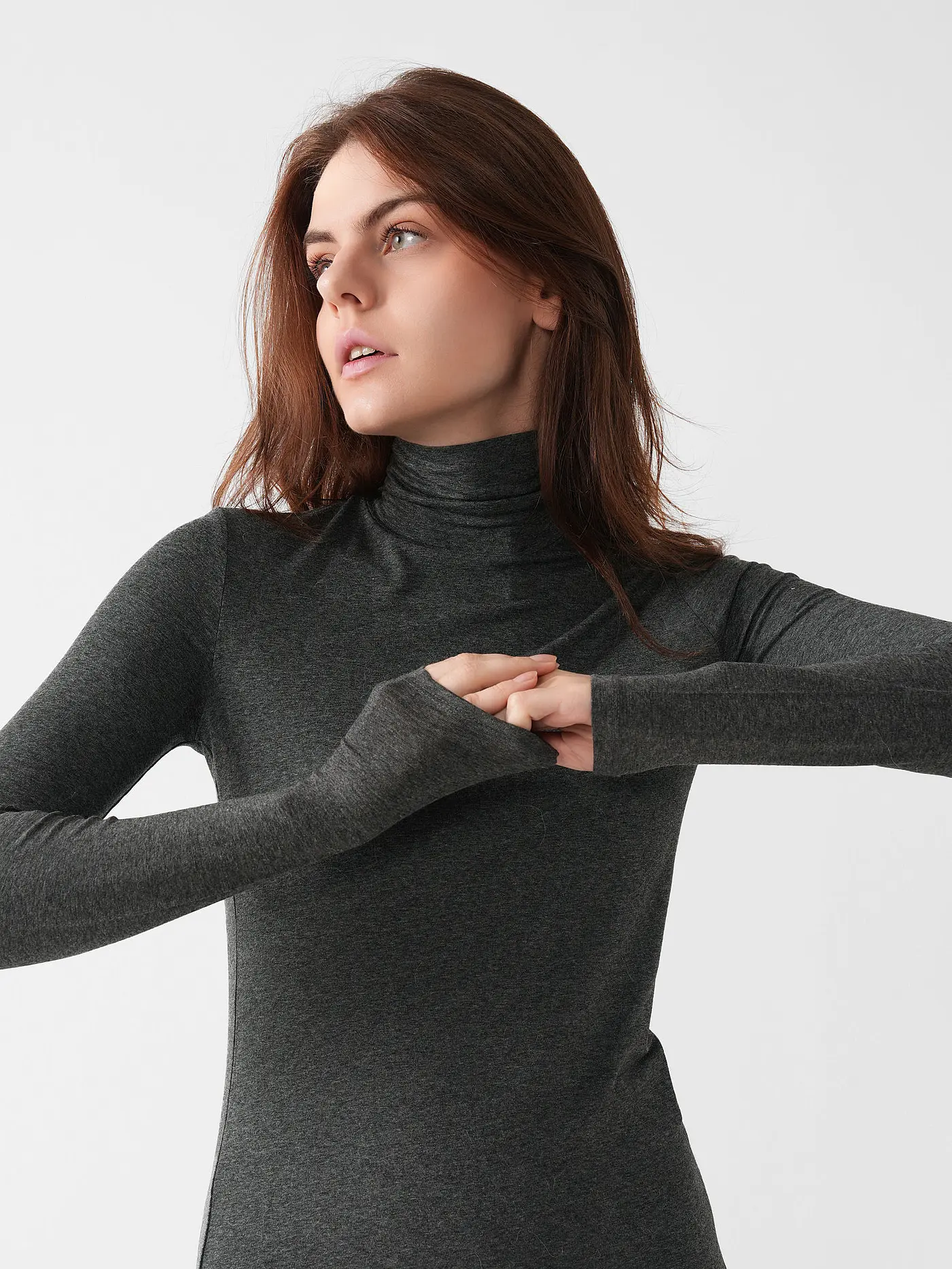 WEEKEND MAX MARA | Rollkragenshirt MULTIF | grau