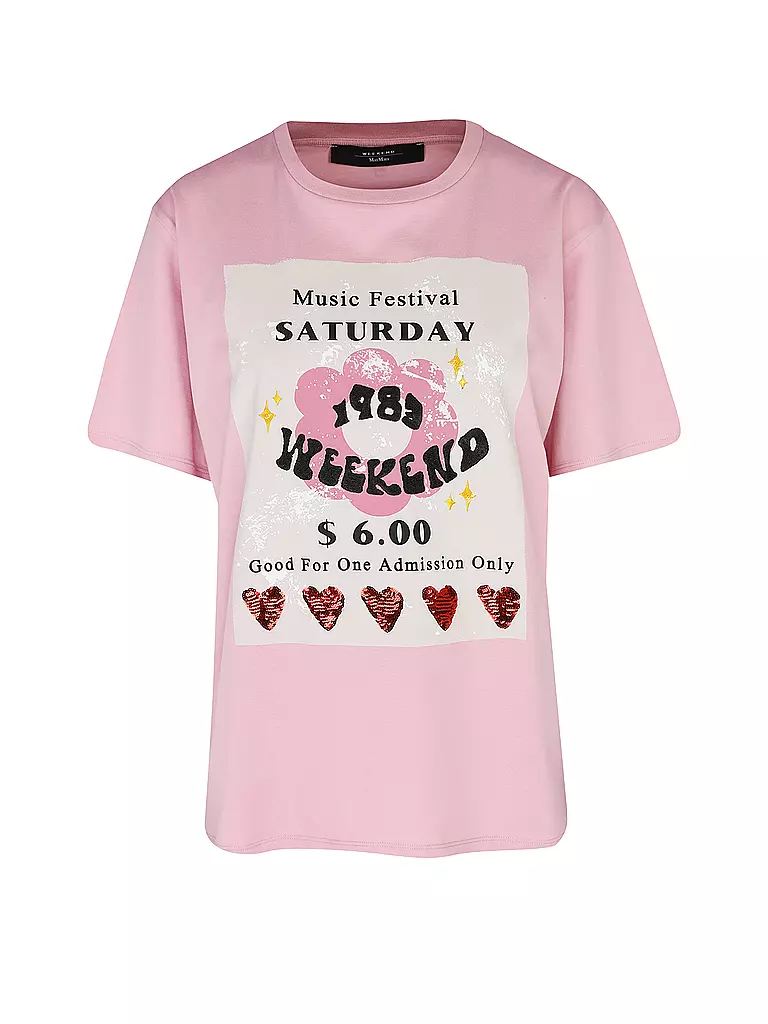WEEKEND MAX MARA | T-Shirt DENARO | rosa
