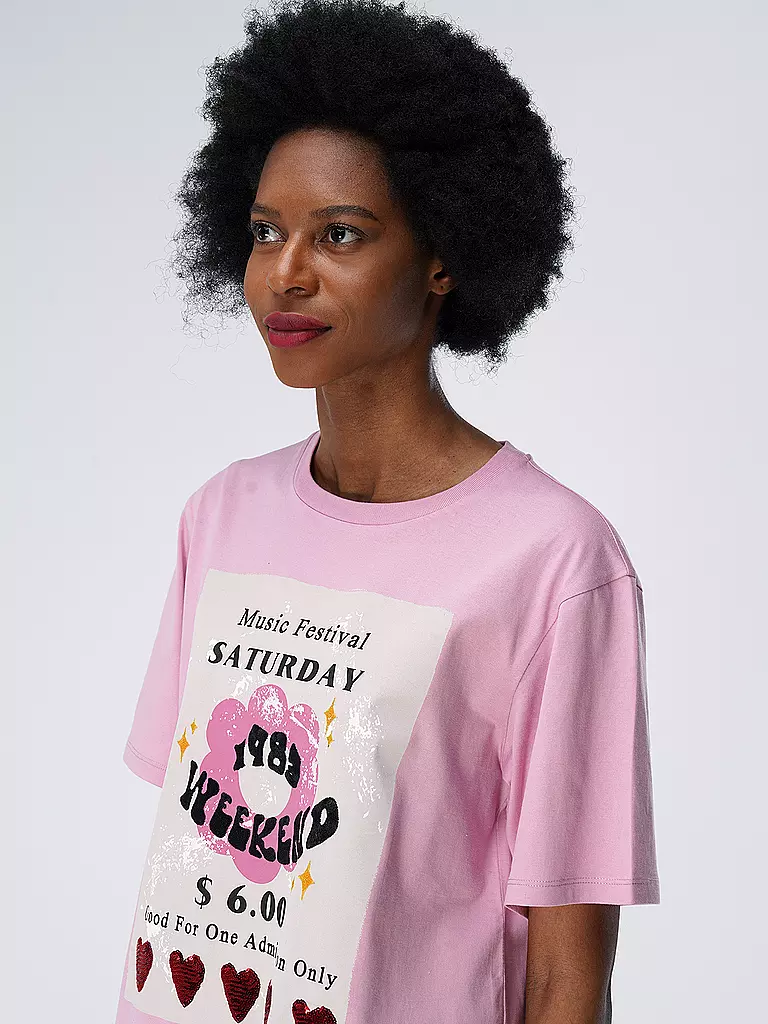 WEEKEND MAX MARA | T-Shirt DENARO | rosa