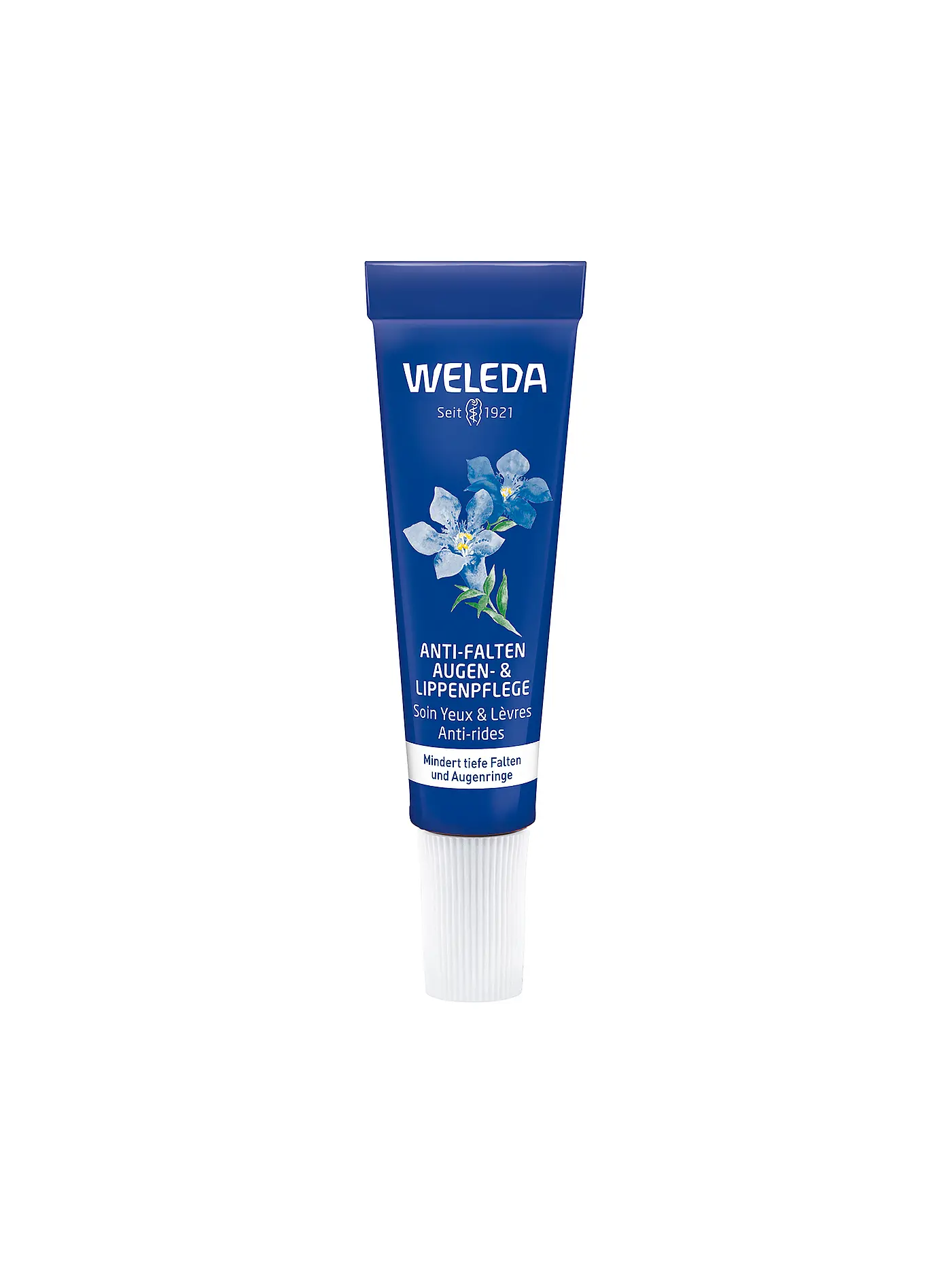 WELEDA | Anti Falten Augen- & Lippenpflege Blauer Enzian & Edelweiß 10ml | keine Farbe