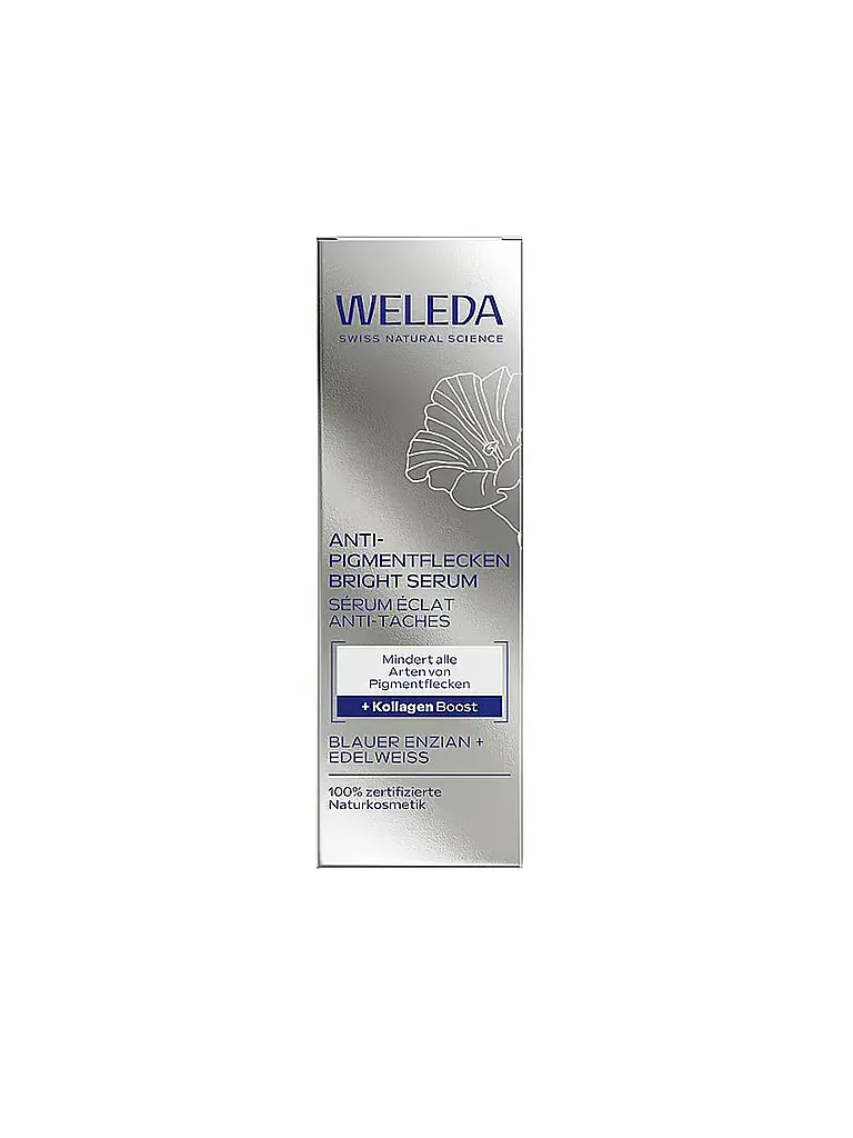 WELEDA | Anti-Pigmentflecken Bright Serum Blauer Enzian & Edelweiss 30ml | keine Farbe