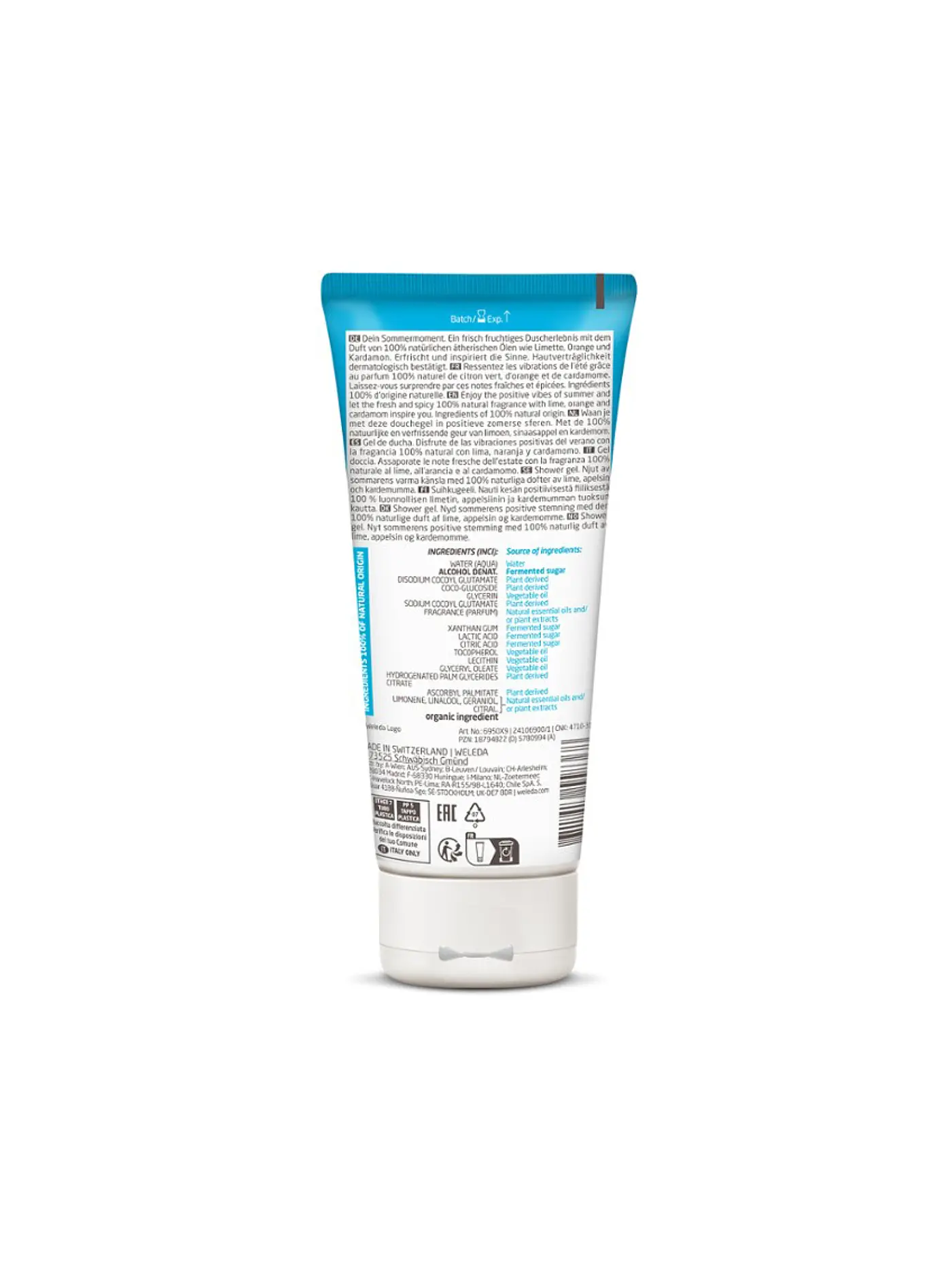 WELEDA | Aroma Shower Summer Boost 200ml  | keine Farbe