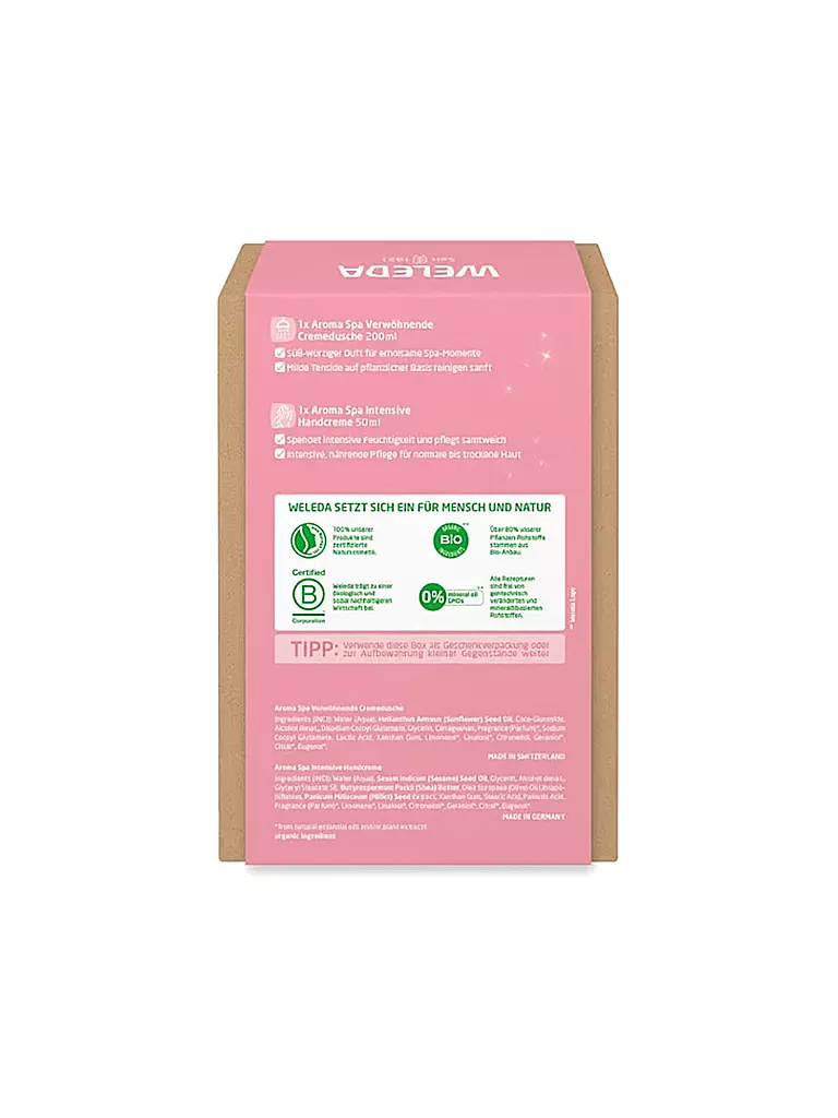 WELEDA | Geschenkset - Limited Edition Aroma Spa Shower & Handcreme 200ml / 50ml | keine Farbe