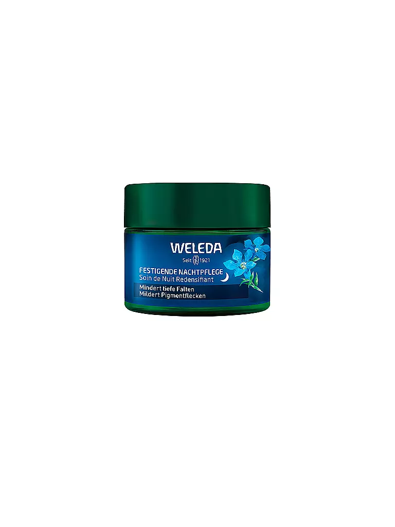 WELEDA | Gesichtscreme - Festigende Nachtpflege Blauer Enzian & Edelweiß 40ml | Keine Farbe