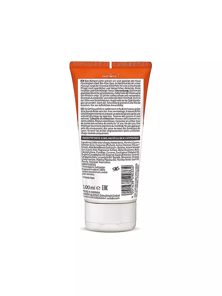 WELEDA | Sport Kühlgel Arnika 100ml | keine Farbe
