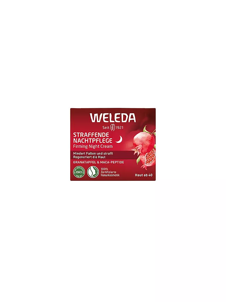 WELEDA | Straffende Nachtpflege Granatapfel & Maca-Peptide 40ml | keine Farbe