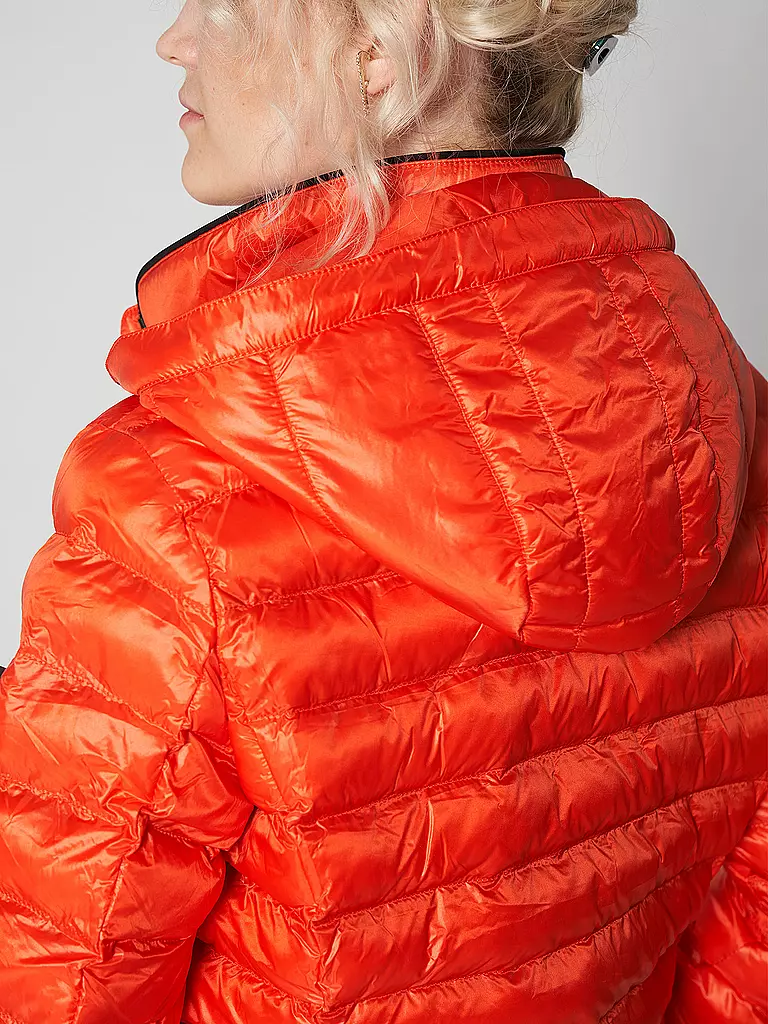 WELLENSTEYN | Leichtsteppjacke ITALY HOOD  | orange