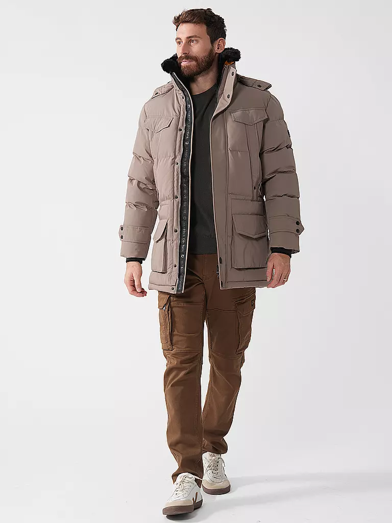 WELLENSTEYN | Parka SEAMASTER | beige