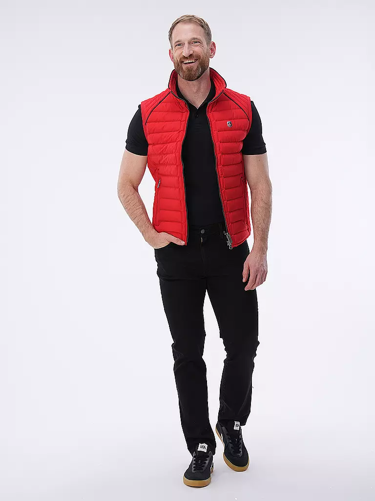 WELLENSTEYN | Steppgilet MOL | rot