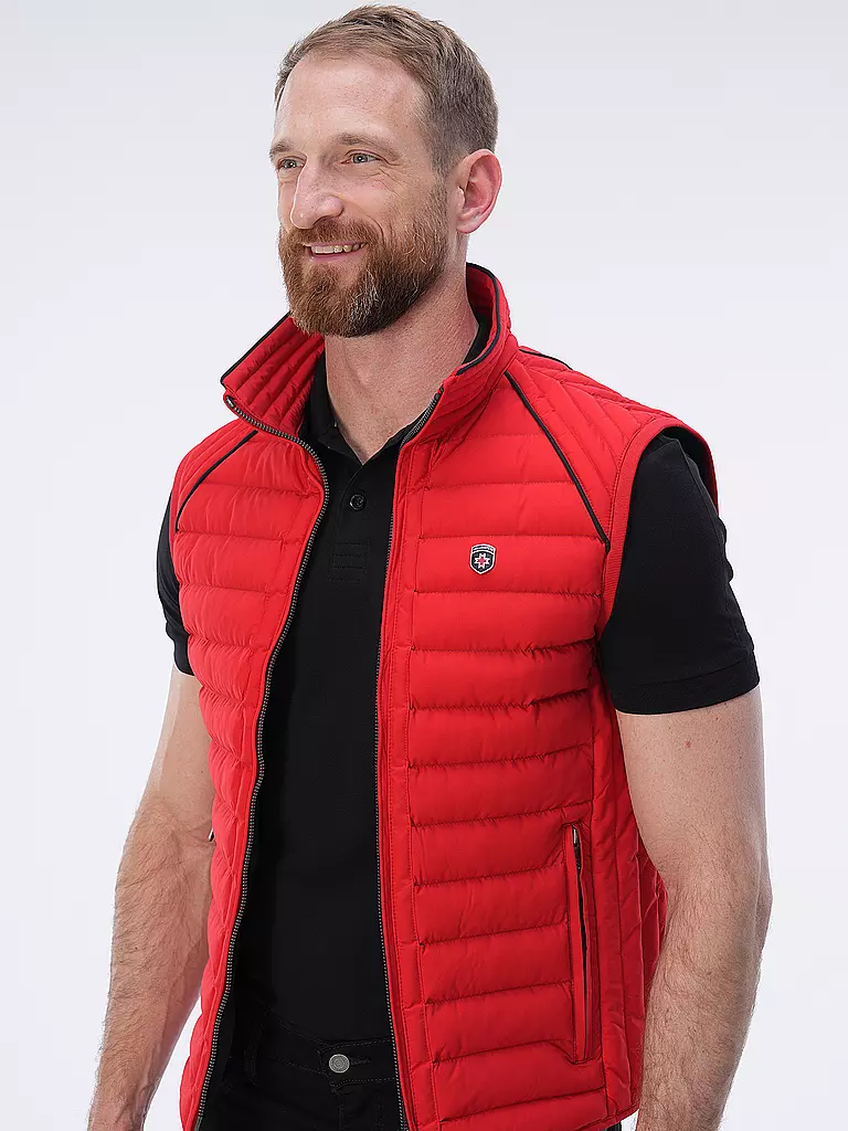 WELLENSTEYN | Steppgilet MOL | rot