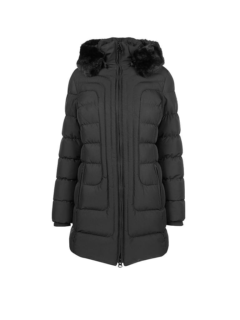 WELLENSTEYN | Steppjacke BELVITESSE LONG | schwarz