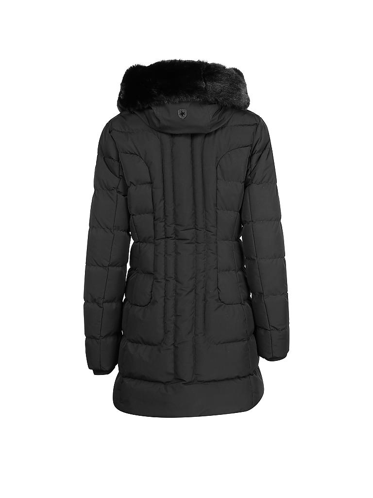 WELLENSTEYN | Steppjacke BELVITESSE LONG | schwarz