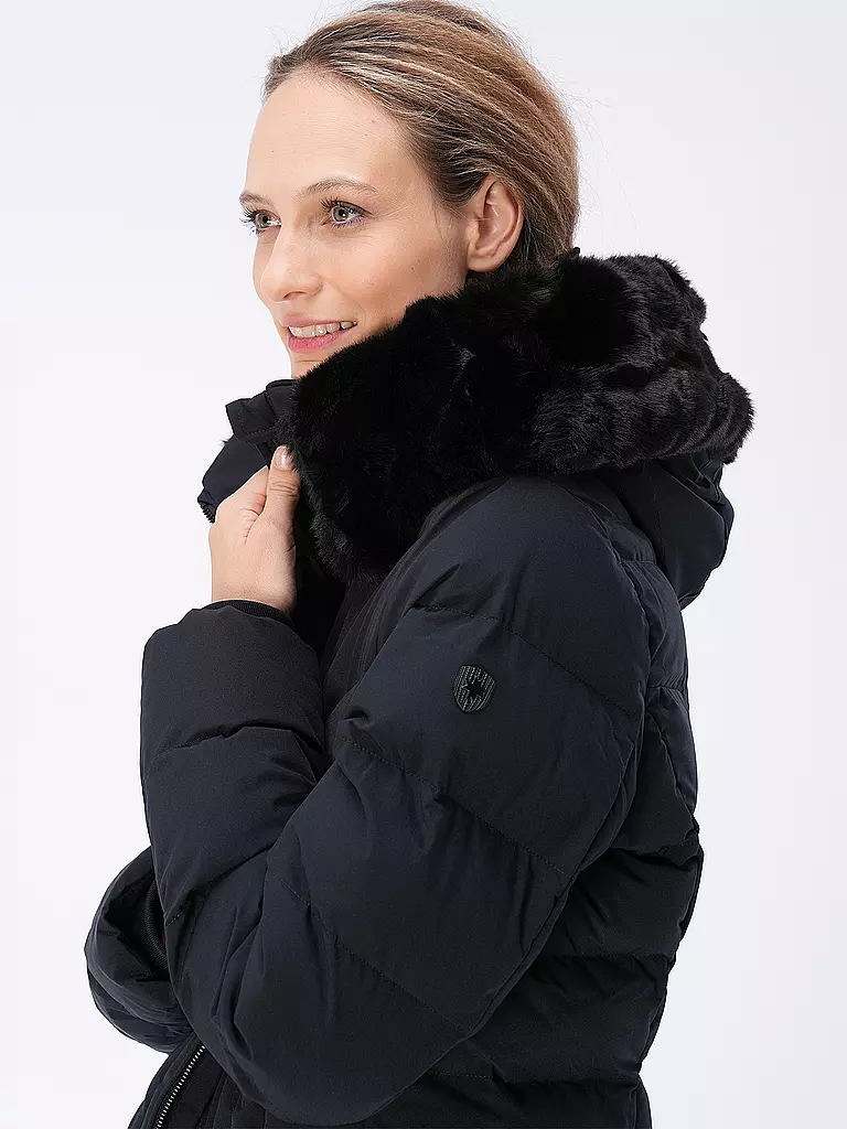 WELLENSTEYN | Steppjacke BELVITESSE LONG | dunkelblau