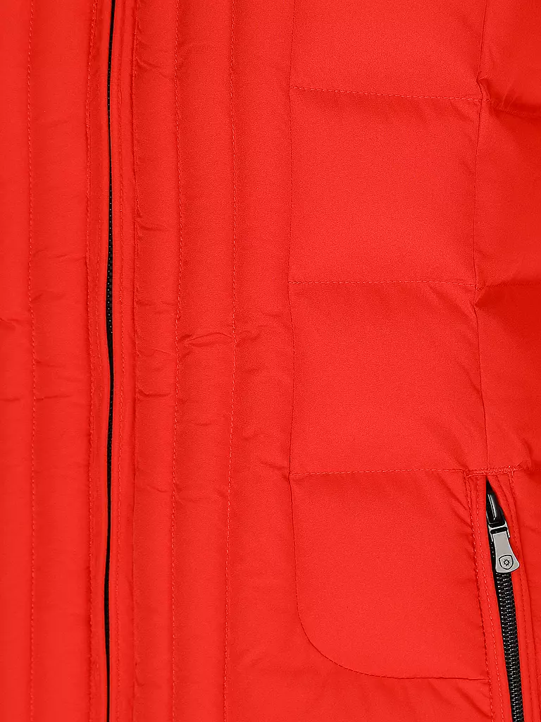 WELLENSTEYN | Steppjacke BELVITESSE LONG | rot