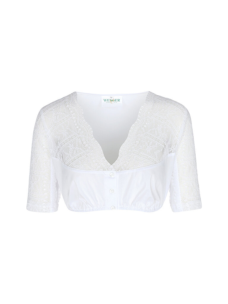 Dirndlbluse ANETTE weiss 46 damen