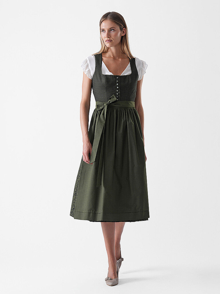 WENGER Dirndl KARLA 80cm olive | 38