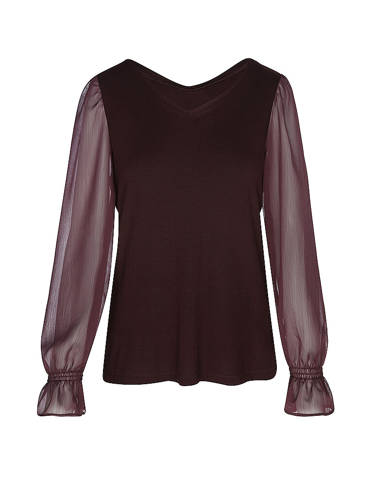 WENGER Trachtenshirt FULDA dunkelrot | 36