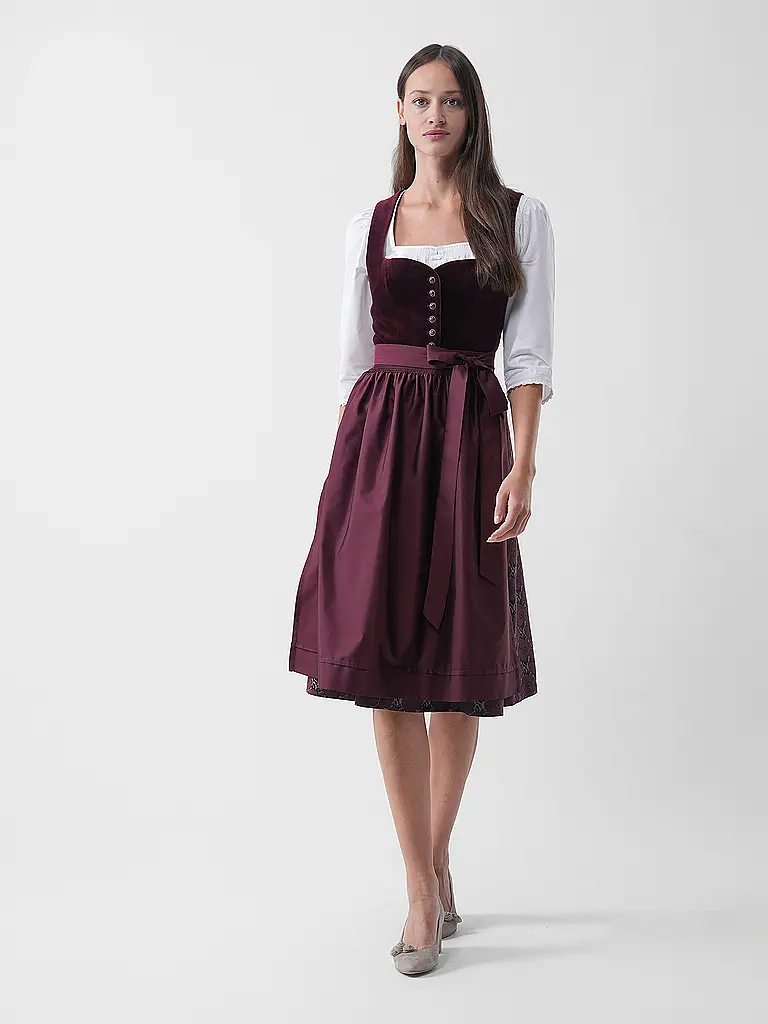 WENGER | Dirndl ELLA | dunkelrot