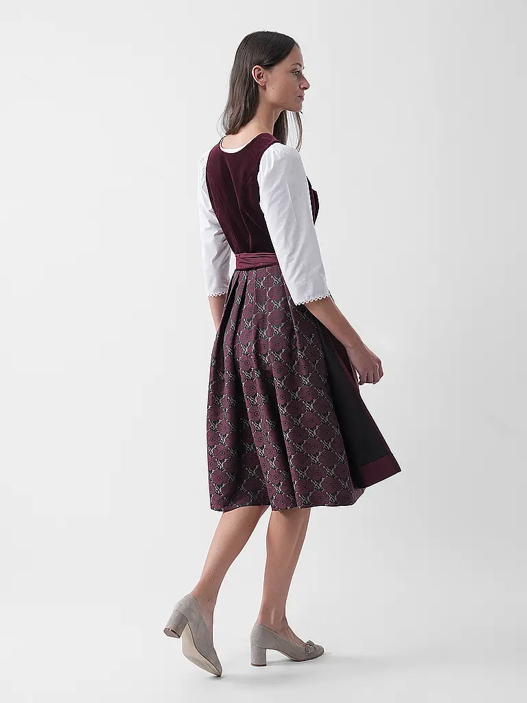 WENGER | Dirndl ELLA | dunkelrot