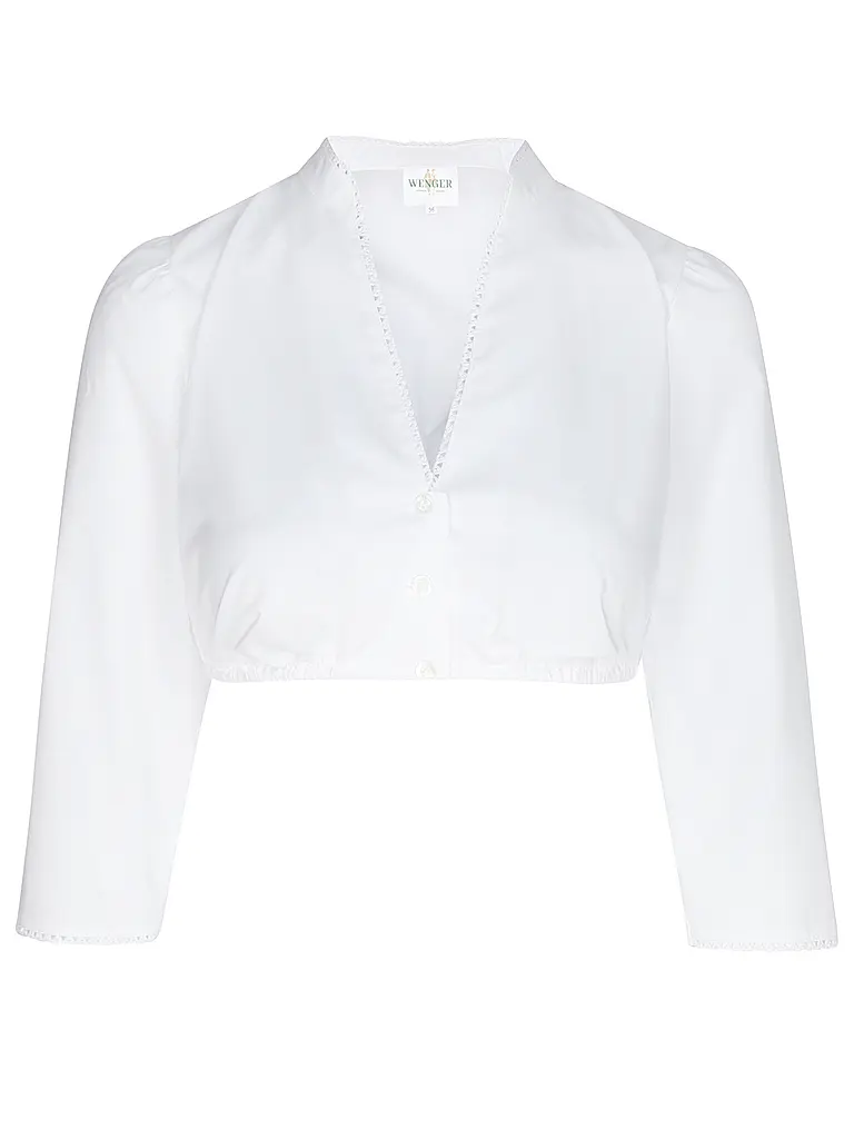 WENGER | Dirndlbluse BABSI | weiss