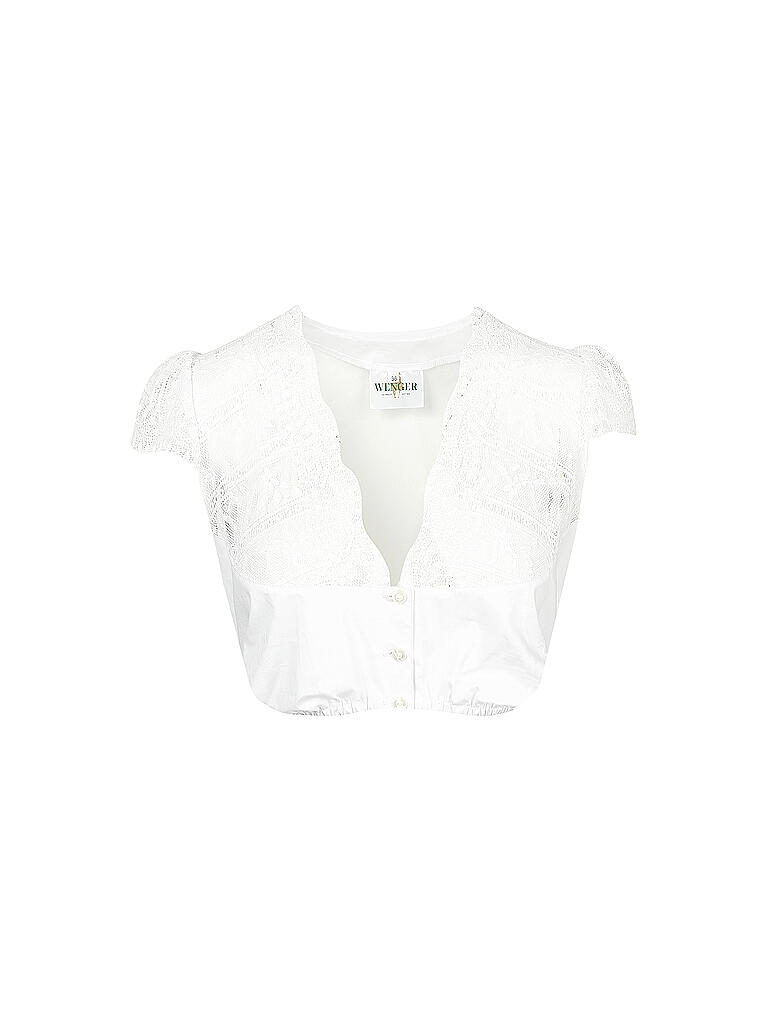 WENGER | Dirndlbluse Edith | weiß