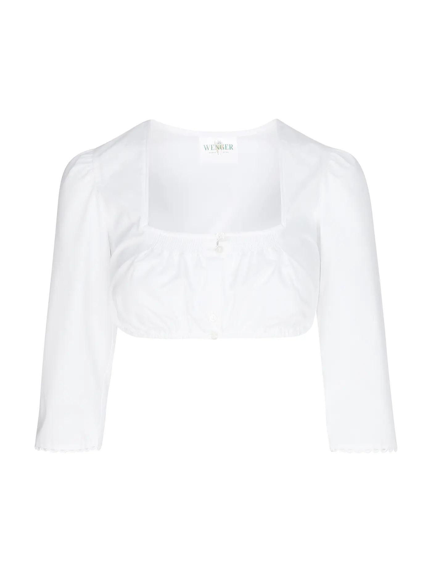 WENGER | Dirndlbluse HENNI | weiss