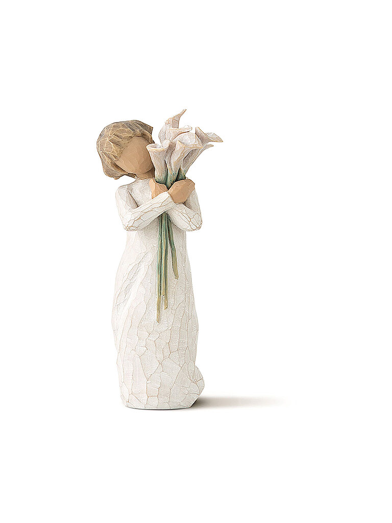 WILLOW TREE Figur - Herzliche Grüße 14cm  weiss