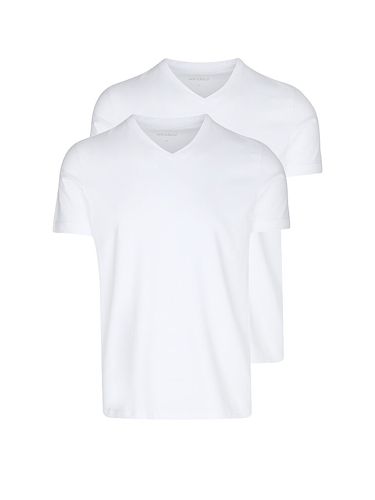 T-Shirt 2er Pkg. white weiss XXL herren