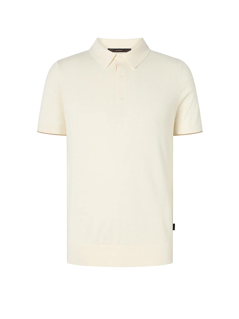 Poloshirt CASHMILO creme M herren