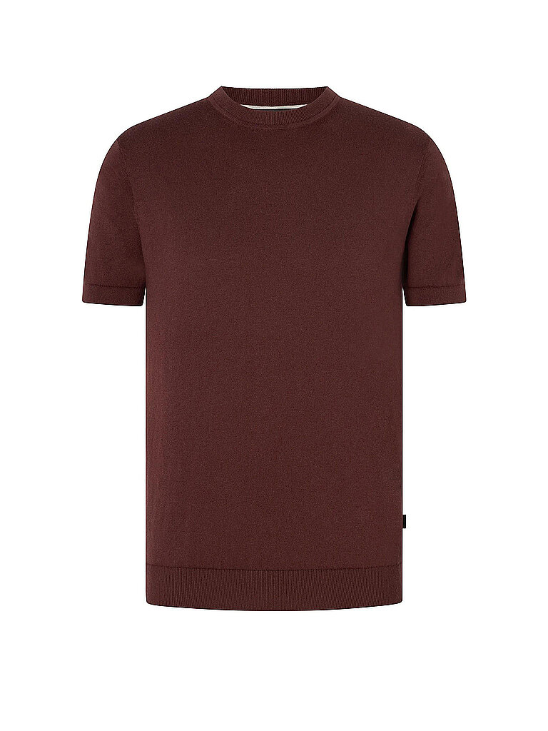 WINDSOR T-Shirt CASHMILLO dunkelrot | XXL