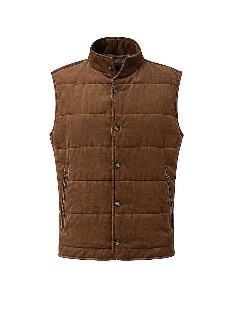 Steppgilet ERICE hellbraun L herren
