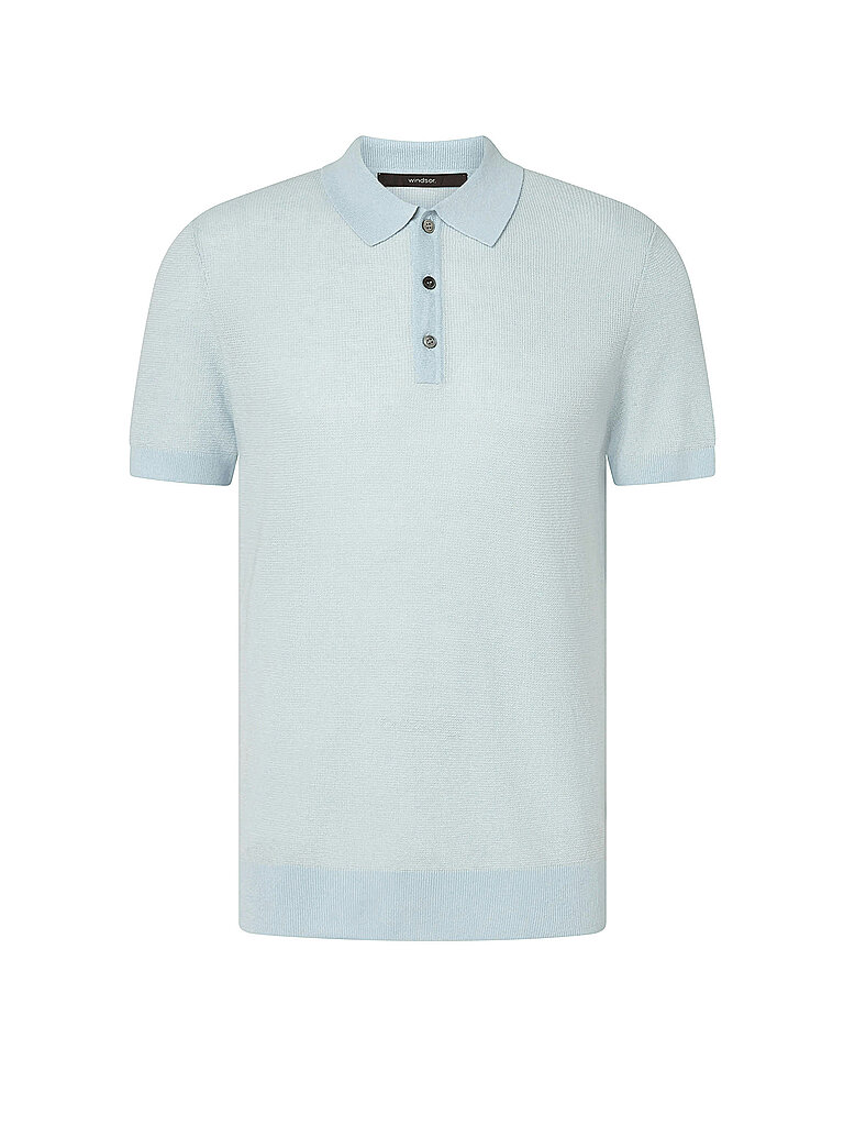 Poloshirt hellblau M herren