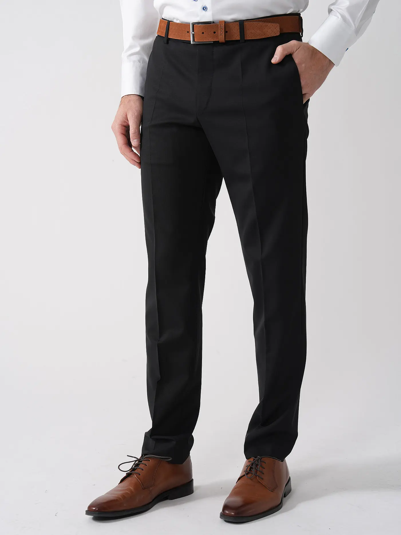 WINDSOR | Anzughose Slim Fit BENE | schwarz