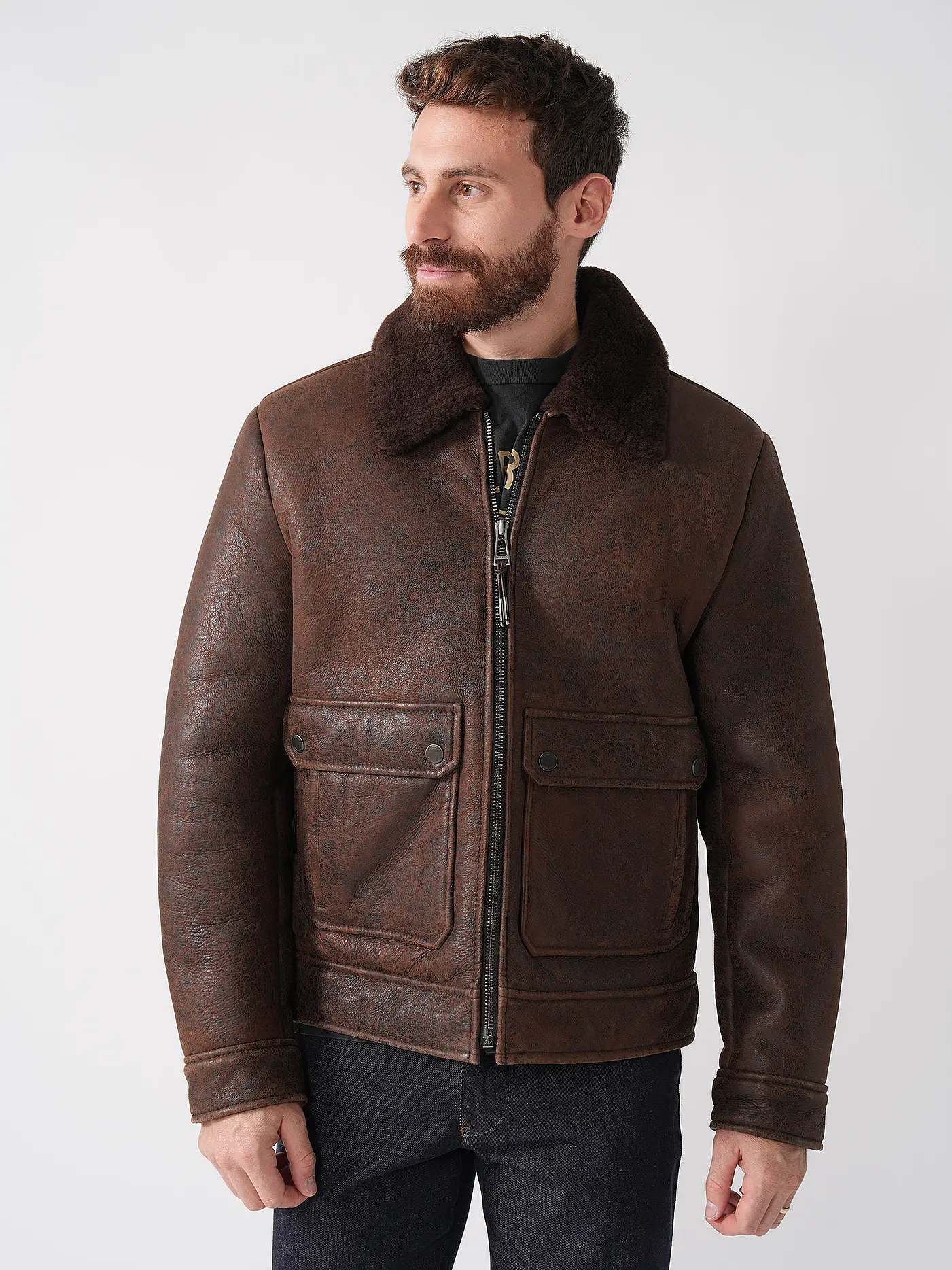 WINDSOR | Lederjacke | braun