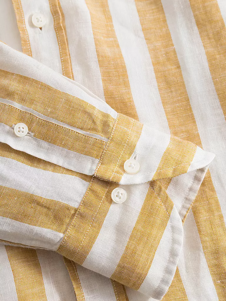 WINDSOR | Leinenhemd Regular Fit | braun