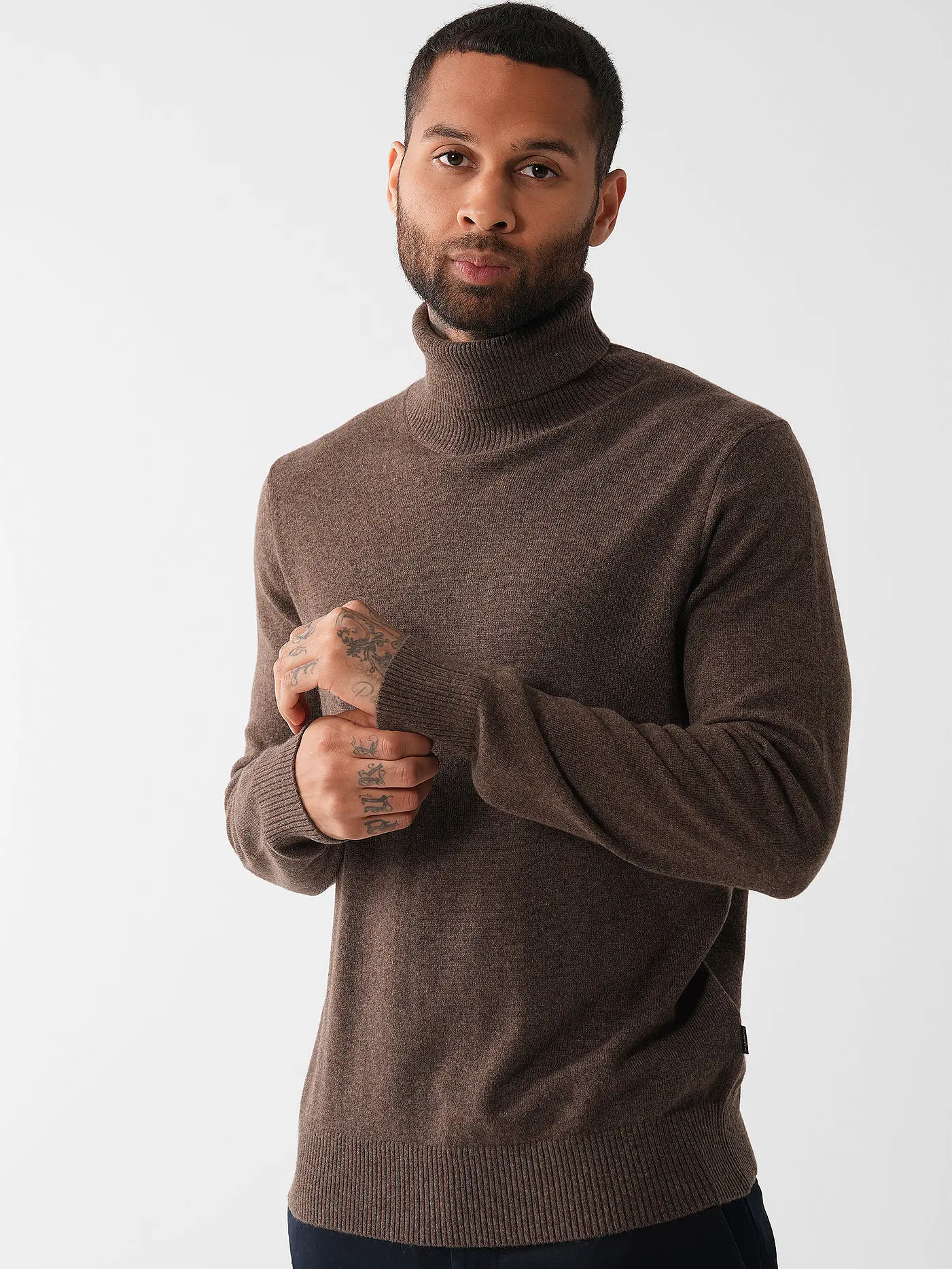 WINDSOR | Rollkragenpullover | braun