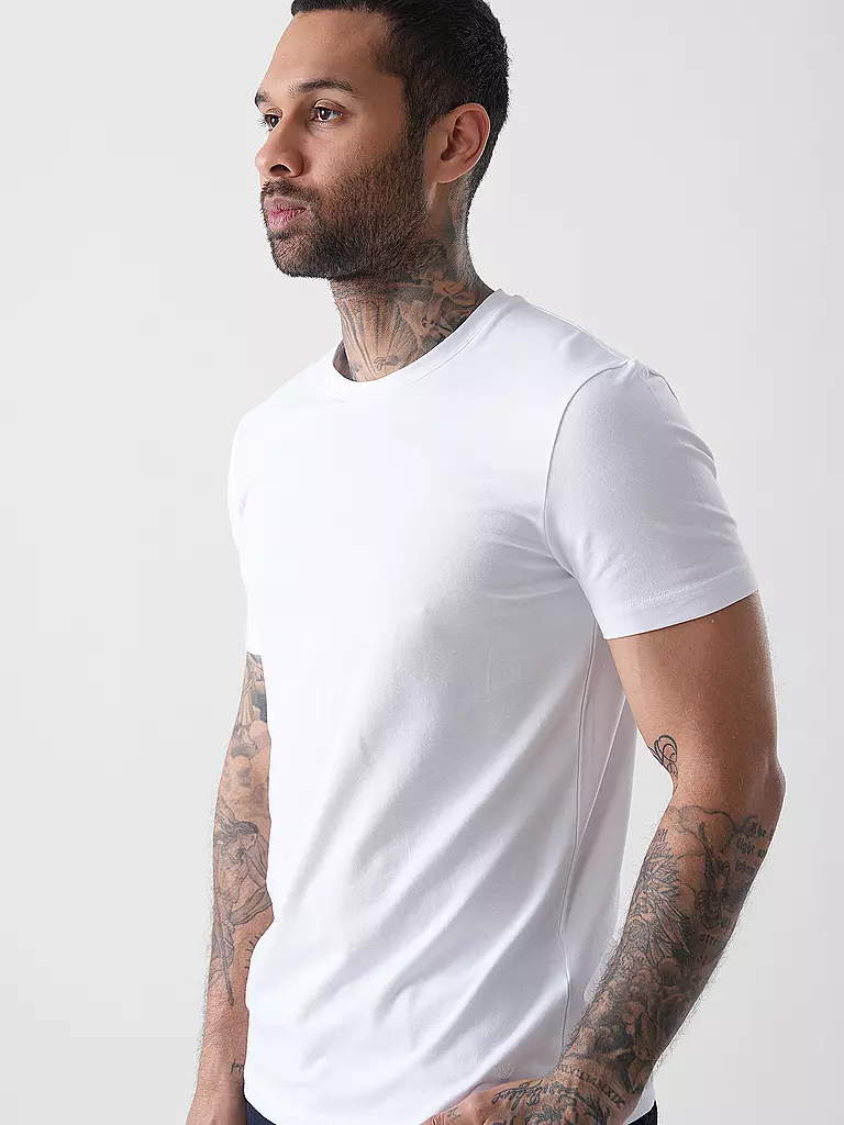 WINDSOR | T-Shirt 2er Pkg. white | weiss