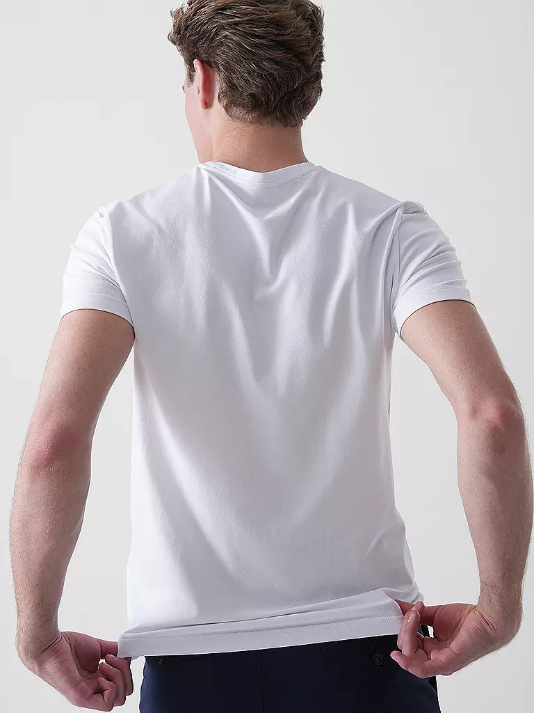 WINDSOR | T-Shirt 2er Pkg. white | weiss