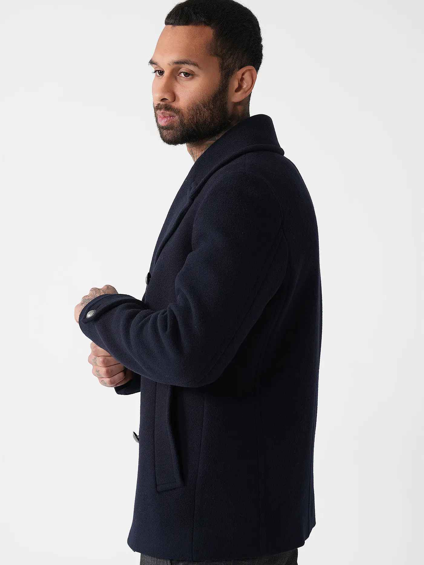 WINDSOR | Wollmantel  | dunkelblau
