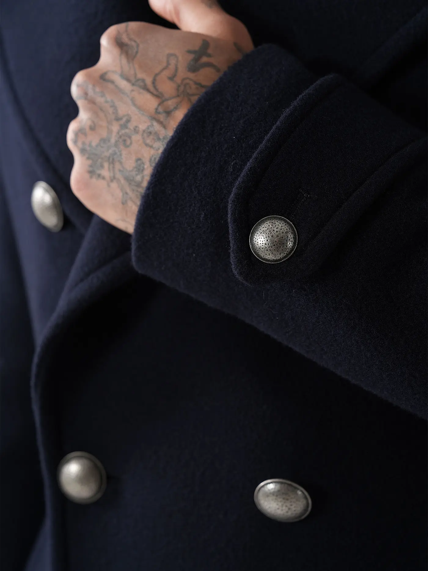 WINDSOR | Wollmantel  | dunkelblau
