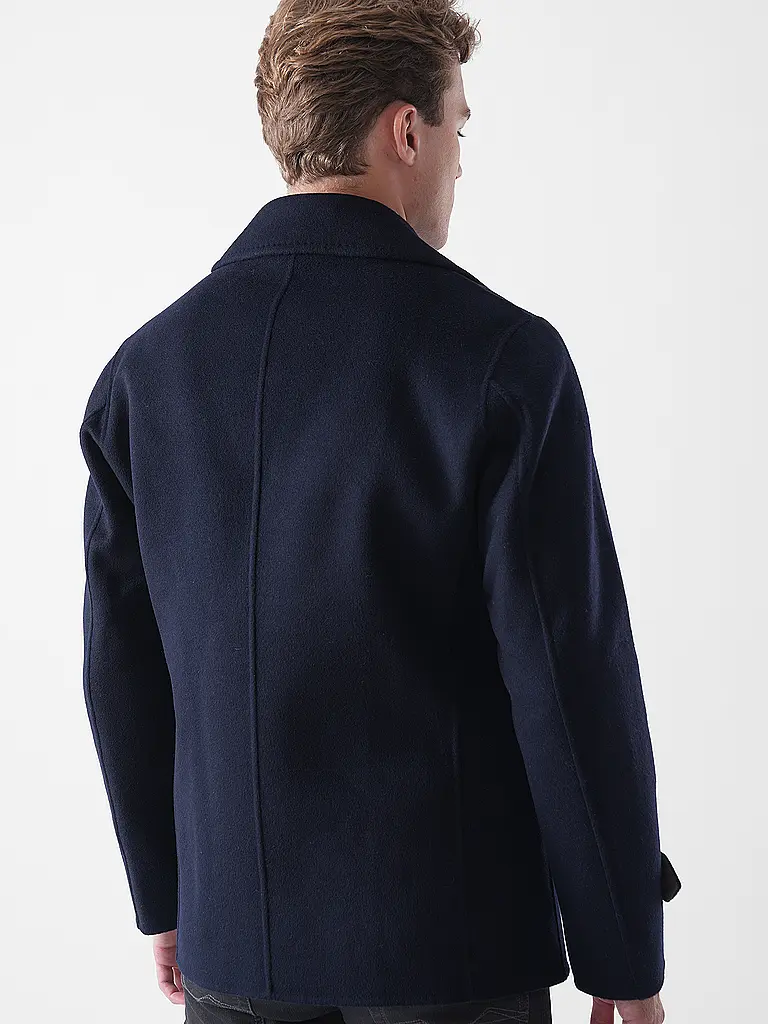 WINDSOR | Wollmantel DOPPIO | dunkelblau