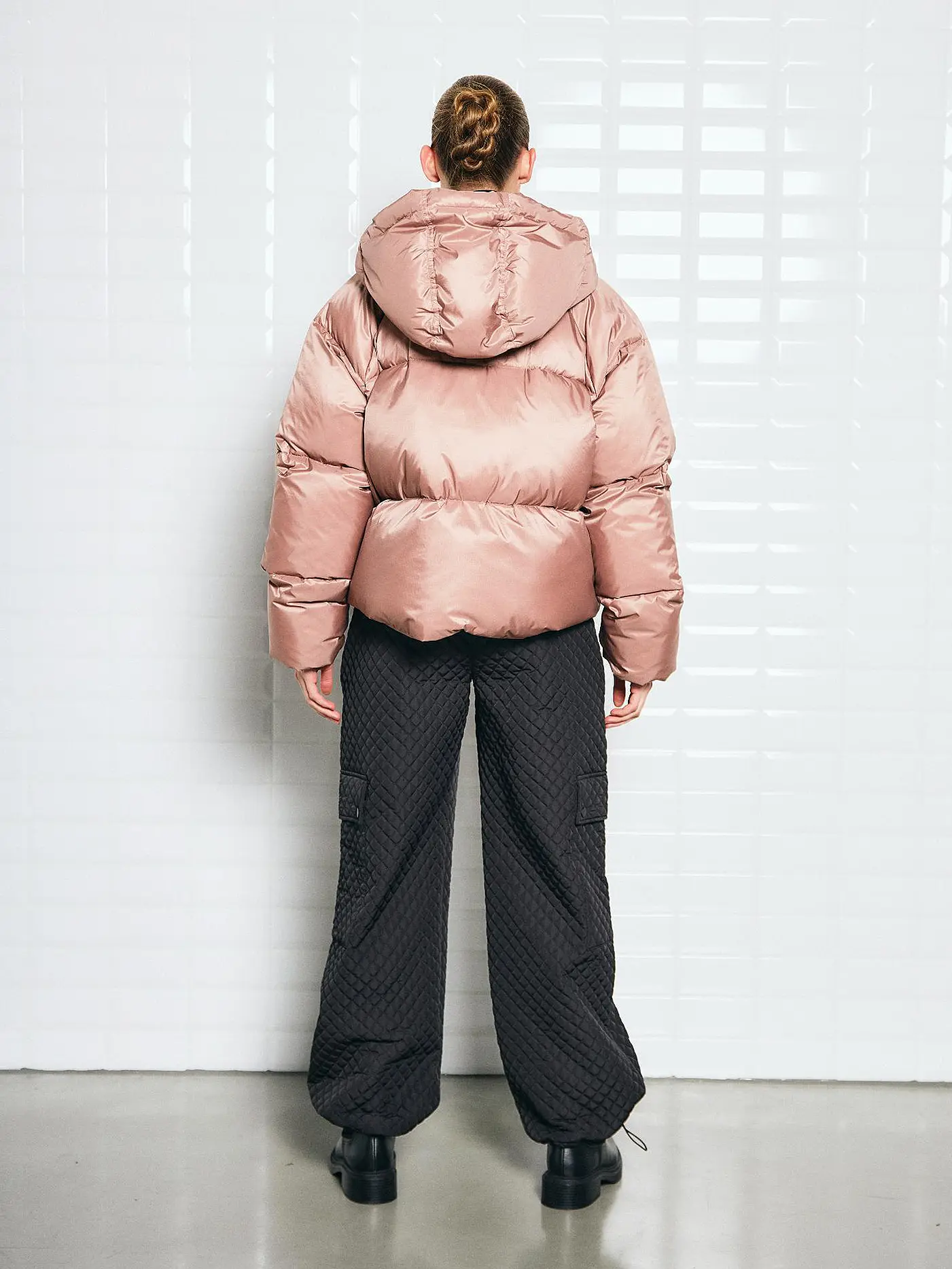 WITHBLACK | Daunensteppjacke EMMA | rosa