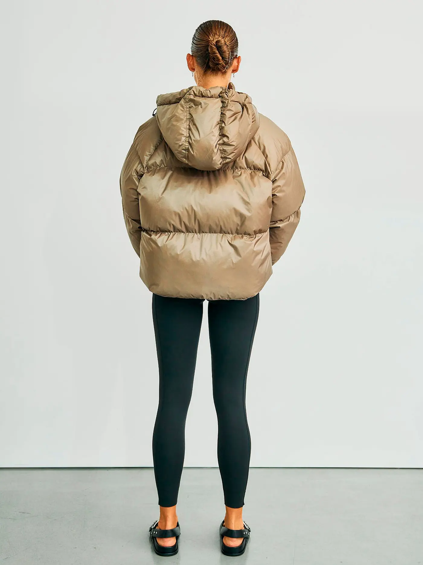 WITHBLACK | Daunensteppjacke EMMA | beige