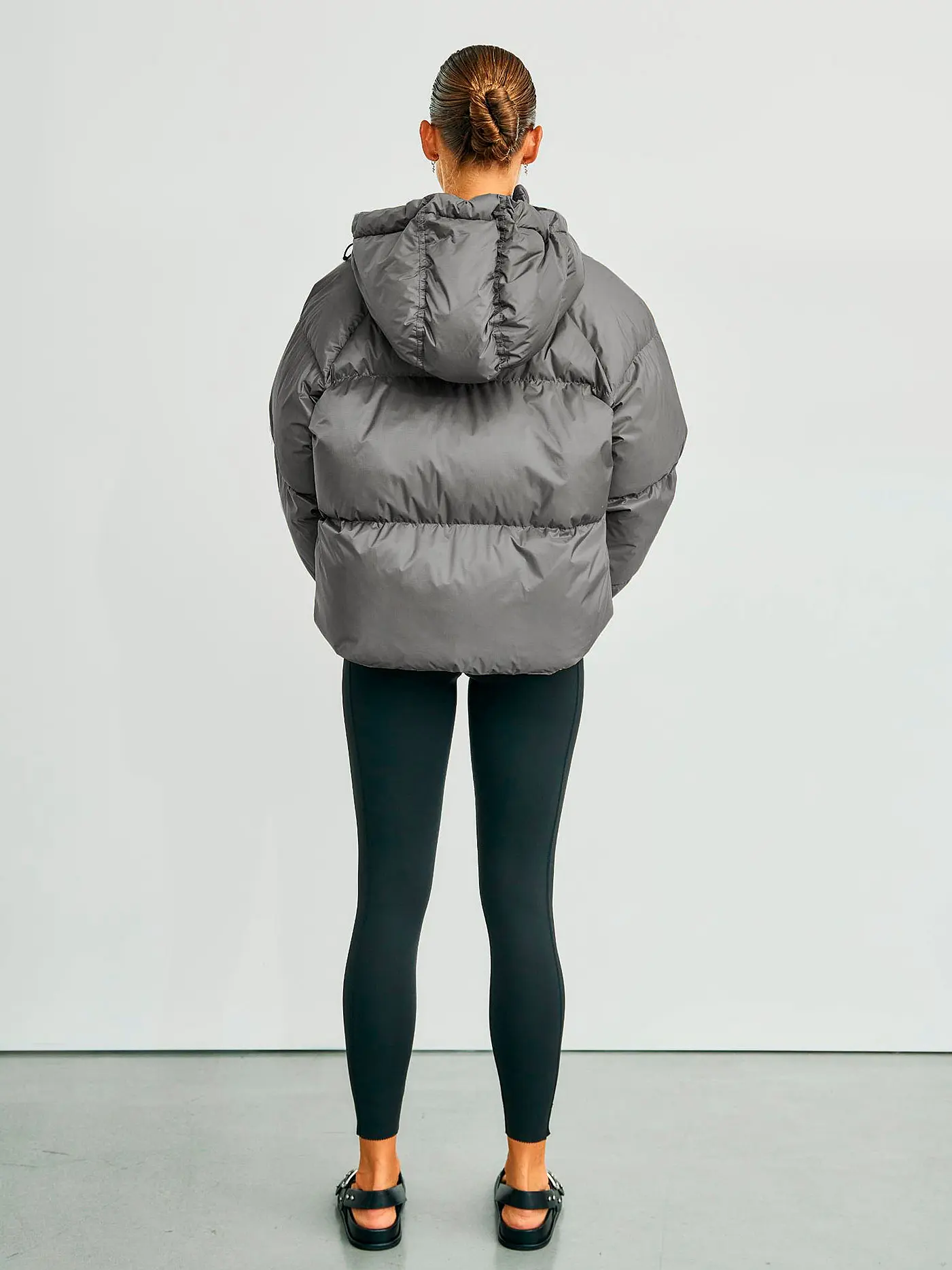 WITHBLACK | Daunensteppjacke EMMA | grau