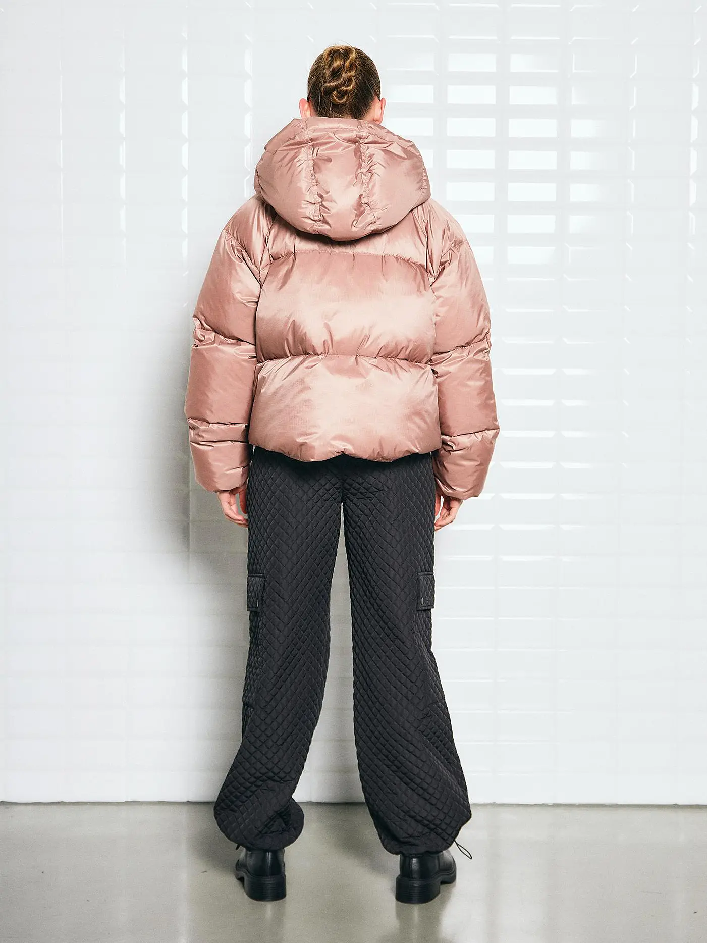 WITHBLACK | Daunensteppjacke EMMA | rosa