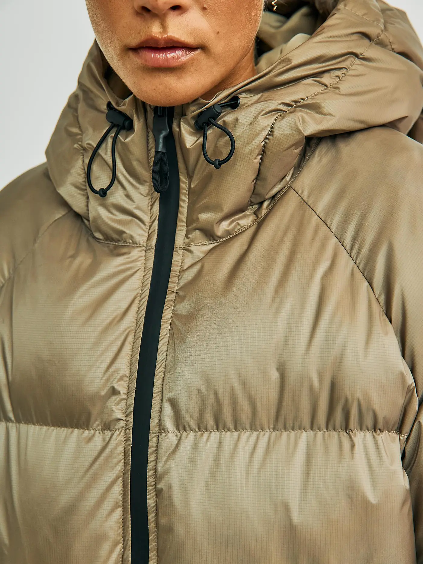 WITHBLACK | Daunensteppjacke EMMA | beige