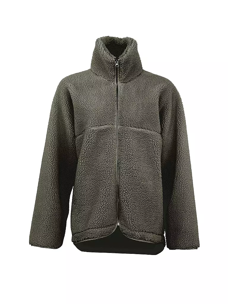 WITHBLACK | Jacke in Felloptik PILE | hellbraun