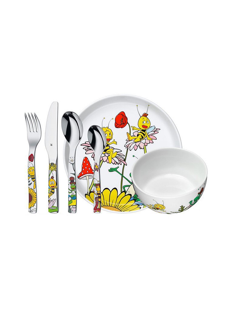 Kinderbesteck-Set 6-teilig Biene Maja bunt baby
